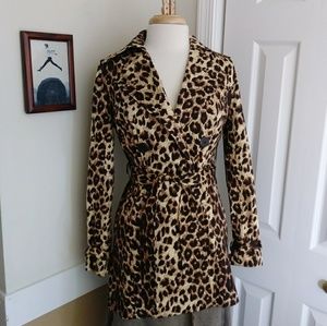 Vertigo Paris Leopard Trench Coat!